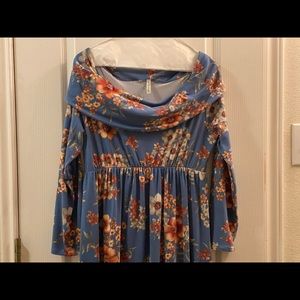 Maternity off the shoulder dress